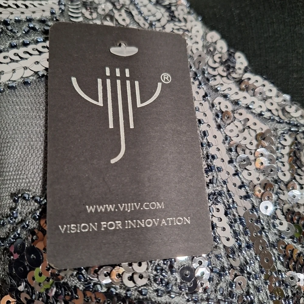 NWT. Vision For Innovation Beaded Dress -szL